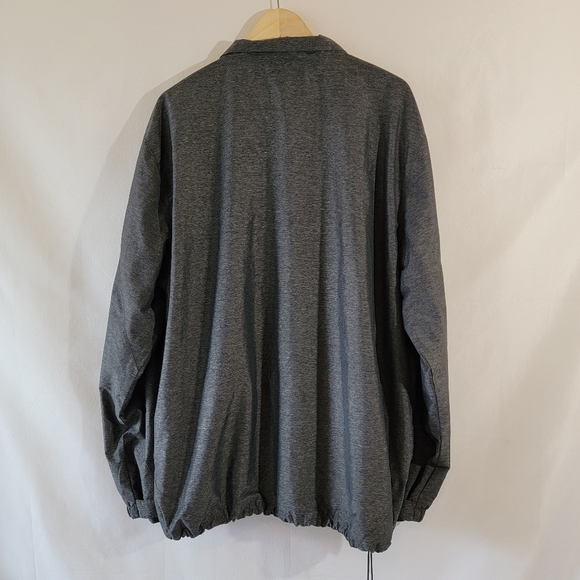 NFL ONFIELD Reebok Men's Gray Full-Zip Nylon Windbreaker Jacket Sz 2XL Outdoor - Picture 2 of 12